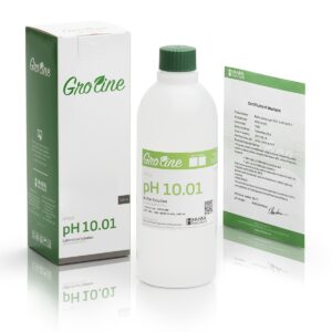 GroLine pH 10.01 Calibration Buffer (500 mL) - HI7010-050