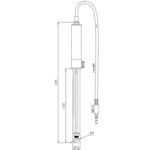 Digital Glass Body pH Electrode with Matching Pin for General Purpose - HI11311