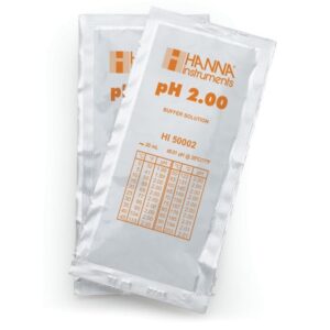 pH 2.00 Technical Calibration Buffer Sachets (25 x 20mL) - HI50002-02