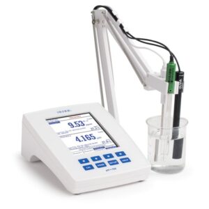 Laboratory Research Grade Two Channel Benchtop pH/mV/ISE Meter - HI5222
