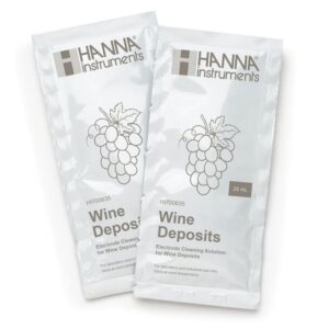HI700635P Cleaning Solution for Wine Deposits (25 x 20 mL Sachets)