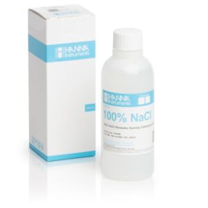 100% NaCl Calibration Solution for Seawater Salinty Readings (230 mL) - HI7037M