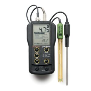 Analog pH/mV/°C meter with HI1217D electrode - HI8314