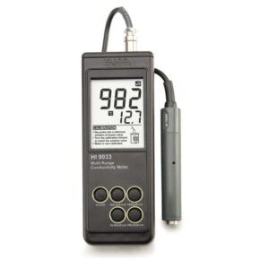 Heavy Duty Waterproof Portable Conductivity Meter - HI9033