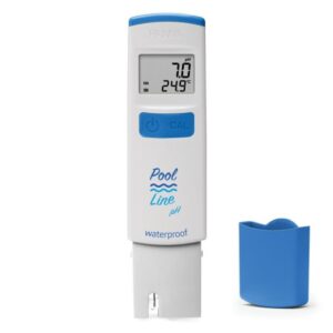 Pool Line pH & Temperature Pocket Tester with 0.1 pH Resolution - HI981074