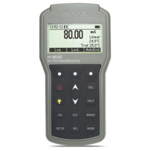 Waterproof Portable EC/TDS/Resistivity/Salinity Meter - HI98192