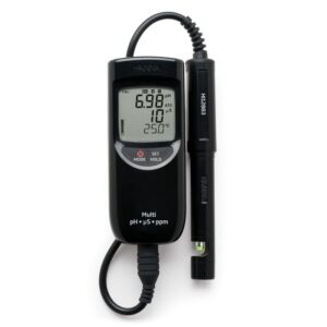 Portable Waterproof pH/EC/TDS Meter (Low Range) - HI991300