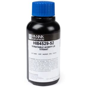 Low Range 50 Titrant for Titratable Acidity in Dairy Mini Titrator - HI84529-52