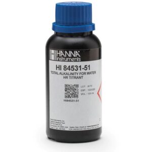 Pump Calibration Standard for Titratable Alkalinity in Water Mini Titrator - HI84531-55